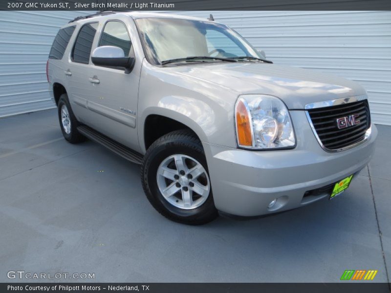 Silver Birch Metallic / Light Titanium 2007 GMC Yukon SLT