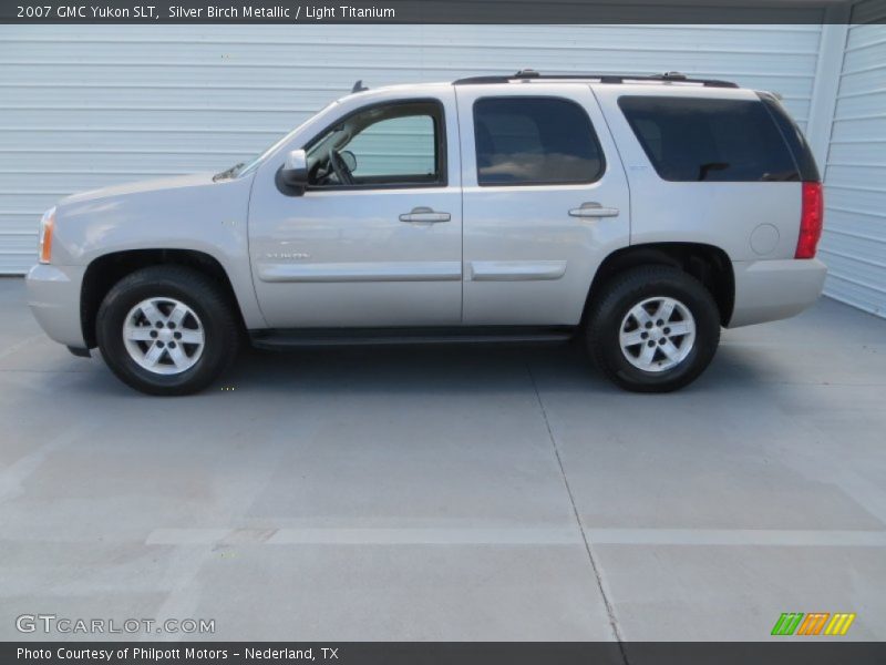 Silver Birch Metallic / Light Titanium 2007 GMC Yukon SLT