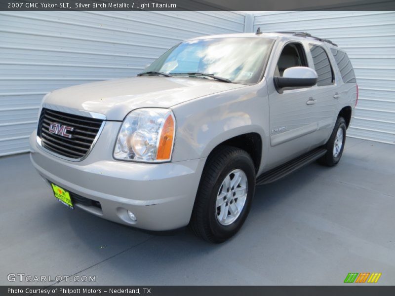 Silver Birch Metallic / Light Titanium 2007 GMC Yukon SLT