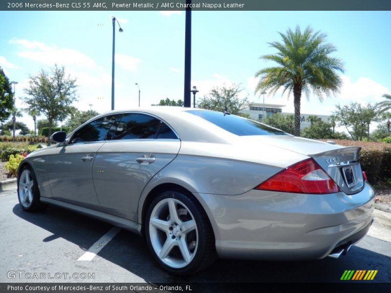 Pewter Metallic / AMG Charcoal Nappa Leather 2006 Mercedes-Benz CLS 55 AMG