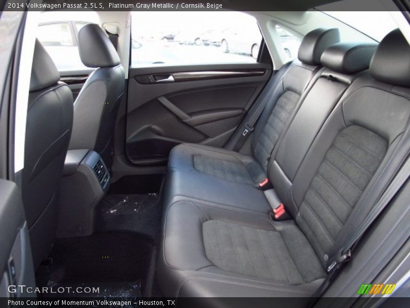 Platinum Gray Metallic / Cornsilk Beige 2014 Volkswagen Passat 2.5L S