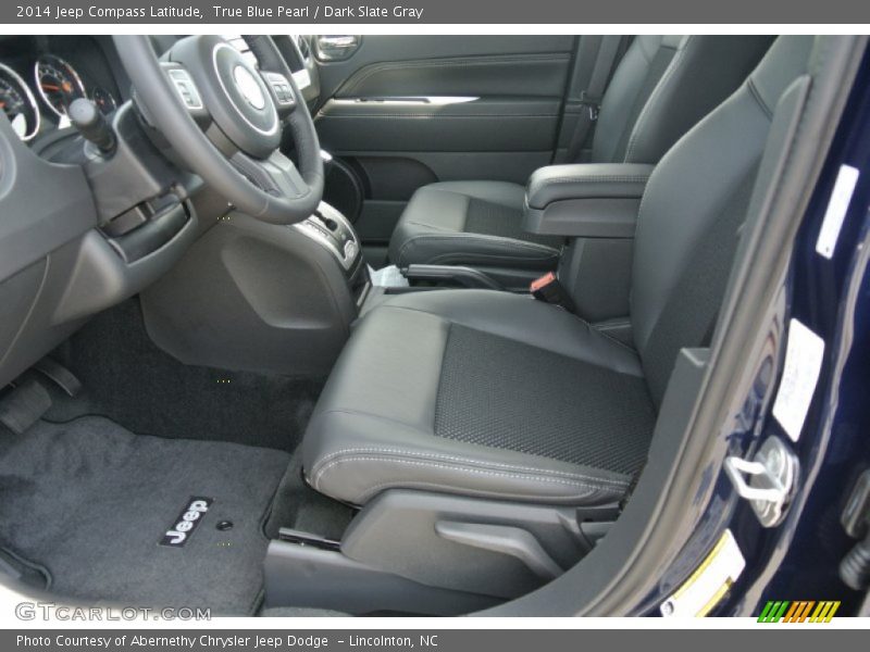 True Blue Pearl / Dark Slate Gray 2014 Jeep Compass Latitude