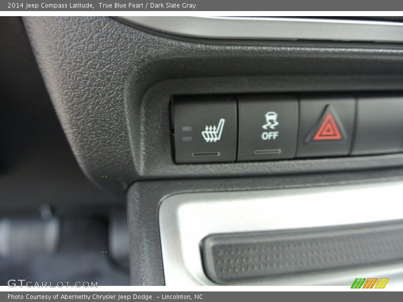 True Blue Pearl / Dark Slate Gray 2014 Jeep Compass Latitude