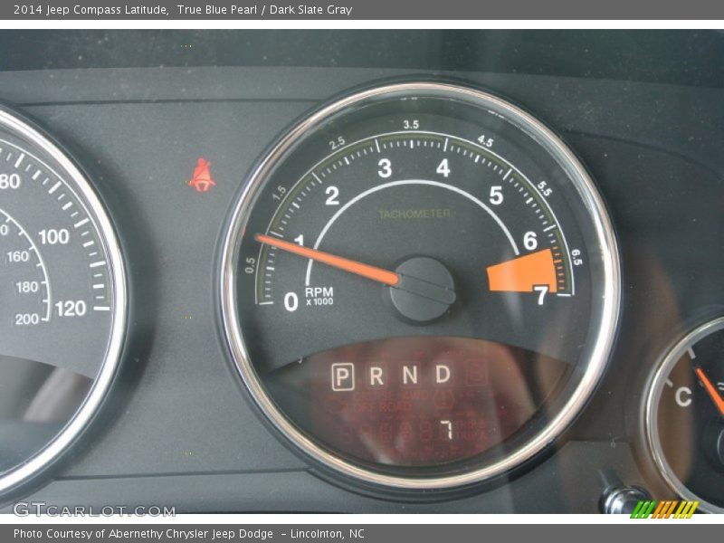 True Blue Pearl / Dark Slate Gray 2014 Jeep Compass Latitude