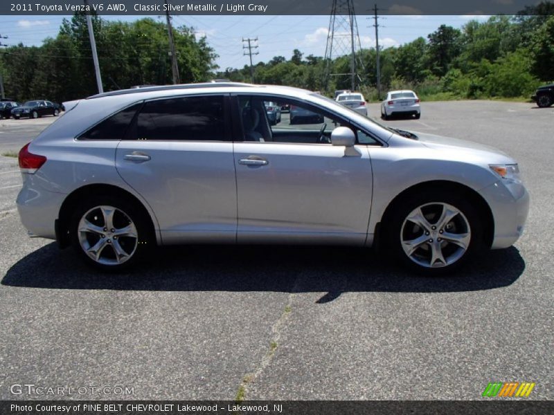 Classic Silver Metallic / Light Gray 2011 Toyota Venza V6 AWD