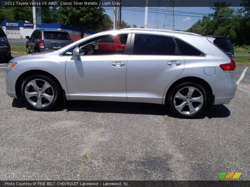 Classic Silver Metallic / Light Gray 2011 Toyota Venza V6 AWD