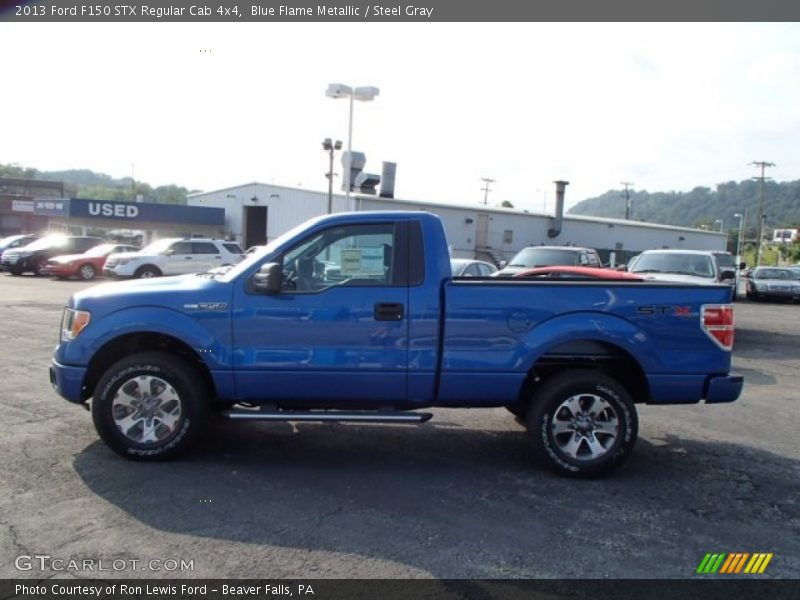 Blue Flame Metallic / Steel Gray 2013 Ford F150 STX Regular Cab 4x4