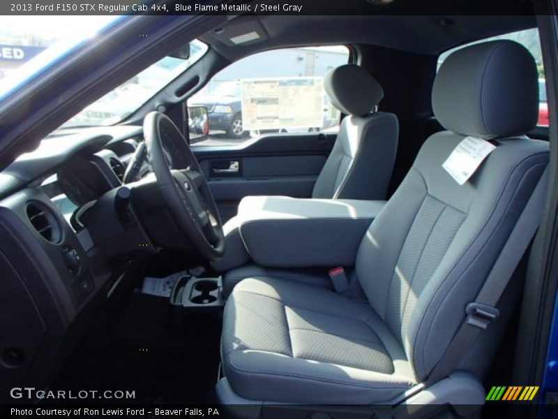Blue Flame Metallic / Steel Gray 2013 Ford F150 STX Regular Cab 4x4