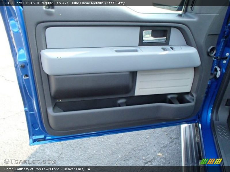 Blue Flame Metallic / Steel Gray 2013 Ford F150 STX Regular Cab 4x4