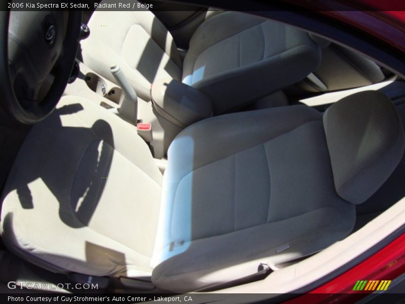 Radiant Red / Beige 2006 Kia Spectra EX Sedan