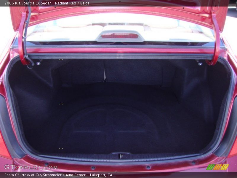Radiant Red / Beige 2006 Kia Spectra EX Sedan
