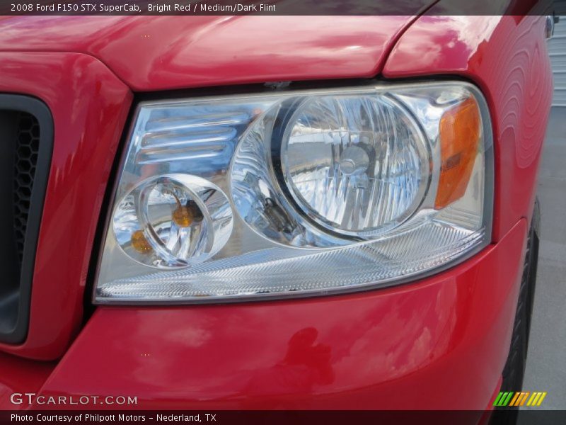 Bright Red / Medium/Dark Flint 2008 Ford F150 STX SuperCab