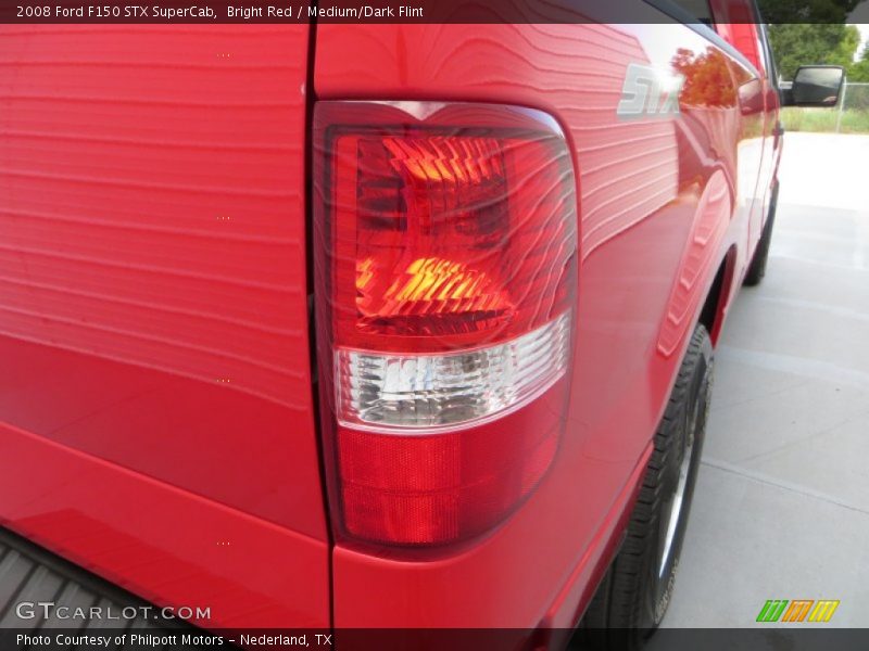 Bright Red / Medium/Dark Flint 2008 Ford F150 STX SuperCab