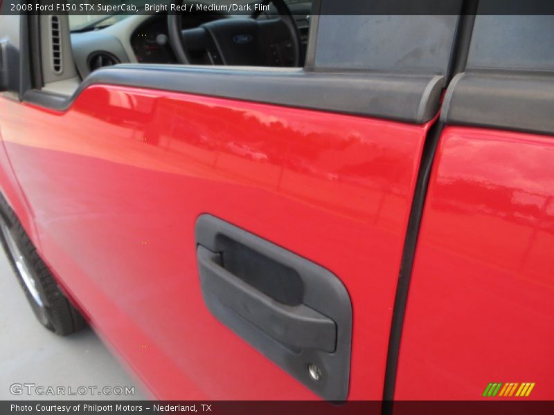 Bright Red / Medium/Dark Flint 2008 Ford F150 STX SuperCab