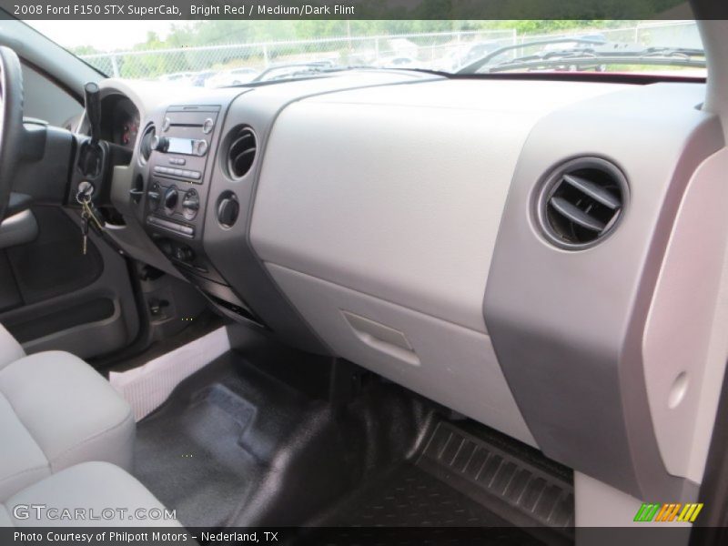 Bright Red / Medium/Dark Flint 2008 Ford F150 STX SuperCab