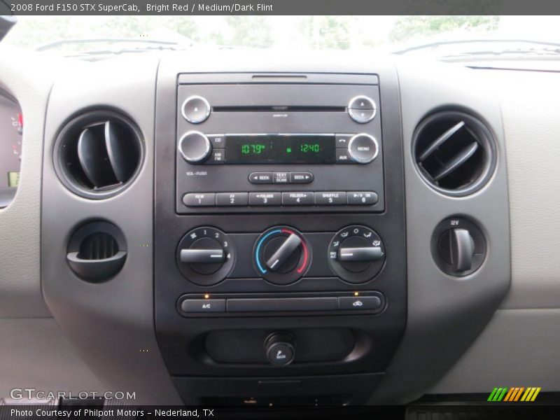Bright Red / Medium/Dark Flint 2008 Ford F150 STX SuperCab