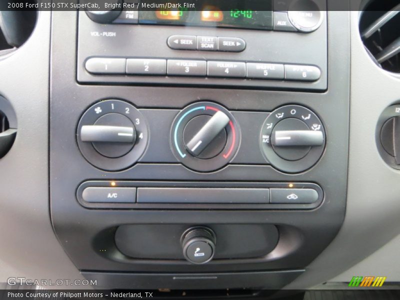 Bright Red / Medium/Dark Flint 2008 Ford F150 STX SuperCab