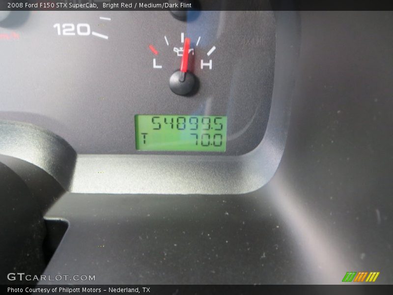 Bright Red / Medium/Dark Flint 2008 Ford F150 STX SuperCab