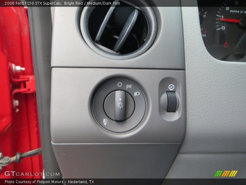Bright Red / Medium/Dark Flint 2008 Ford F150 STX SuperCab