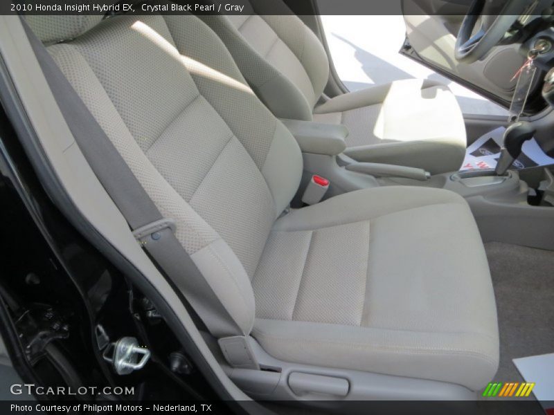 Crystal Black Pearl / Gray 2010 Honda Insight Hybrid EX