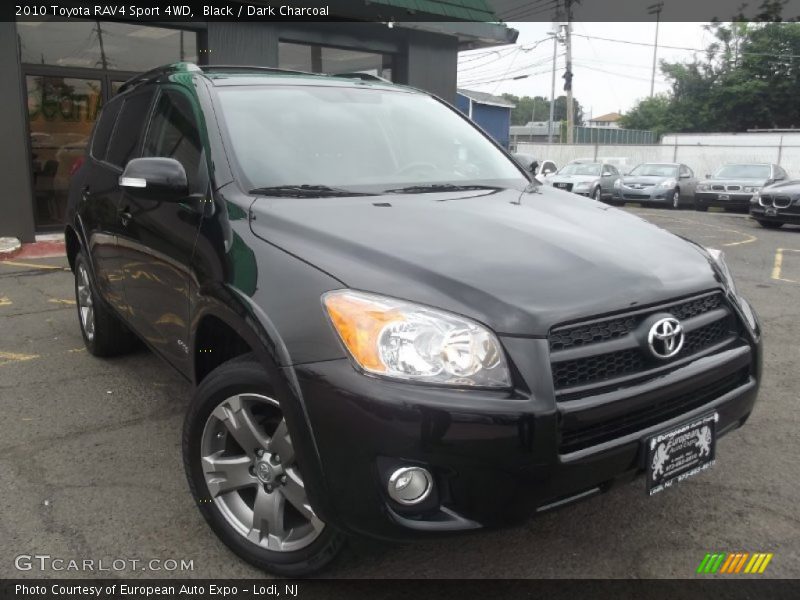 Black / Dark Charcoal 2010 Toyota RAV4 Sport 4WD