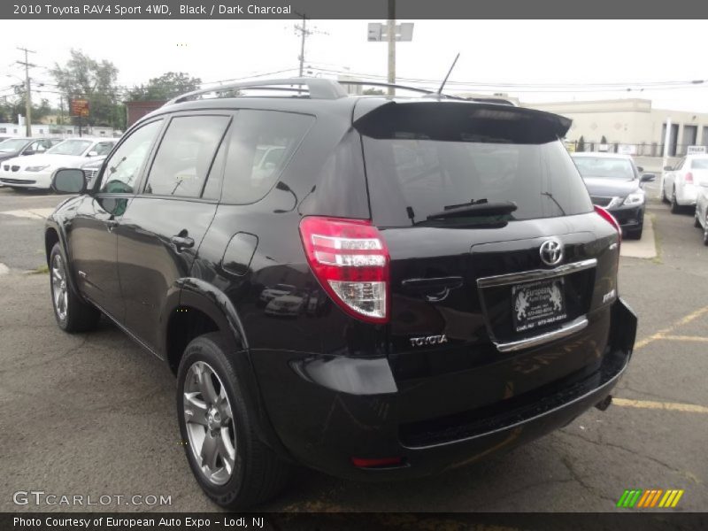 Black / Dark Charcoal 2010 Toyota RAV4 Sport 4WD