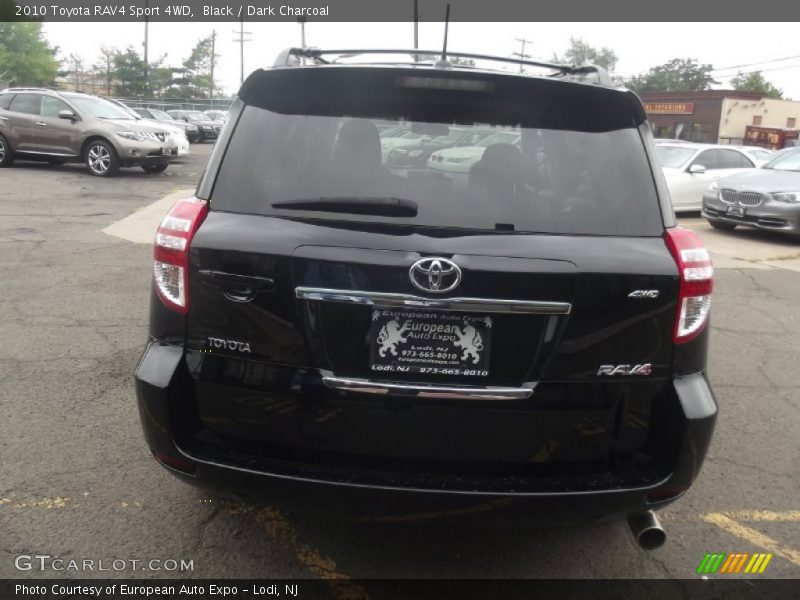 Black / Dark Charcoal 2010 Toyota RAV4 Sport 4WD