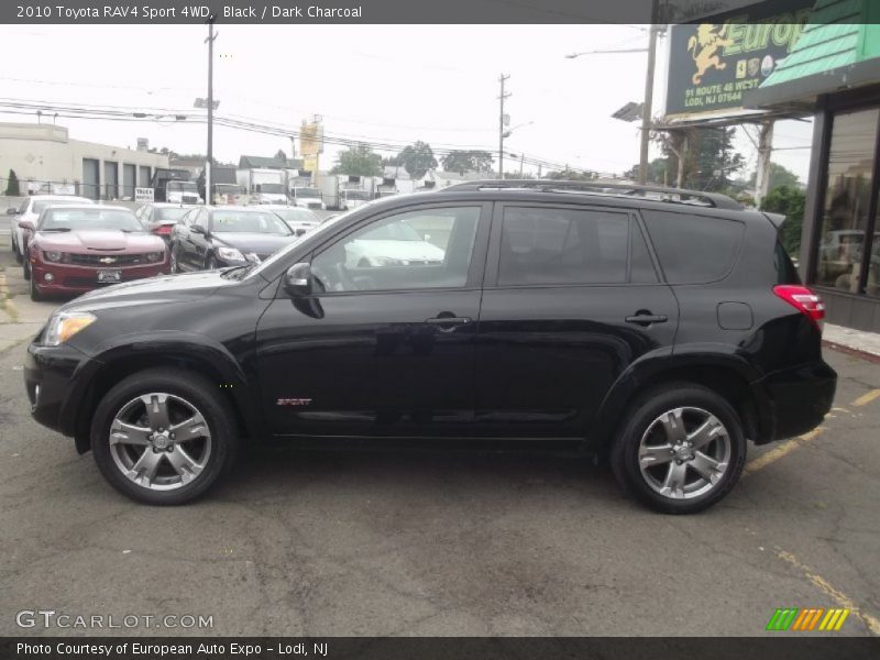 Black / Dark Charcoal 2010 Toyota RAV4 Sport 4WD