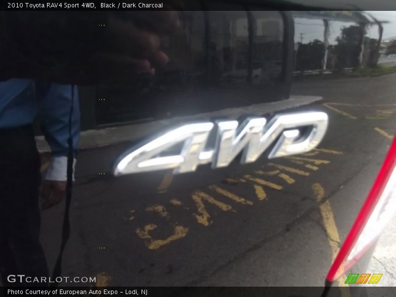 Black / Dark Charcoal 2010 Toyota RAV4 Sport 4WD
