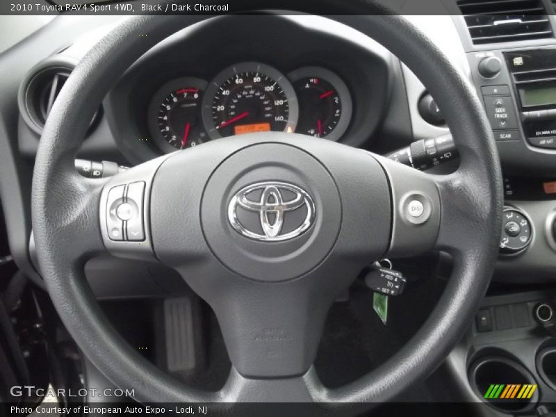 Black / Dark Charcoal 2010 Toyota RAV4 Sport 4WD