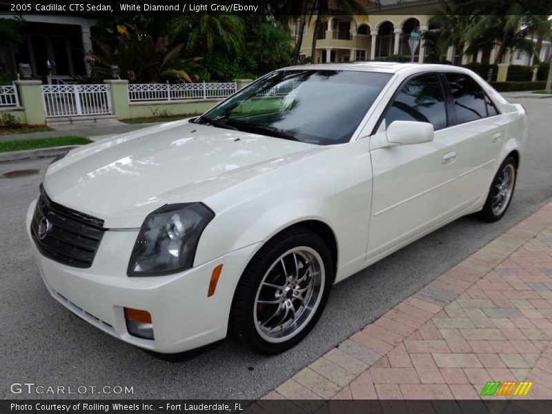 White Diamond / Light Gray/Ebony 2005 Cadillac CTS Sedan