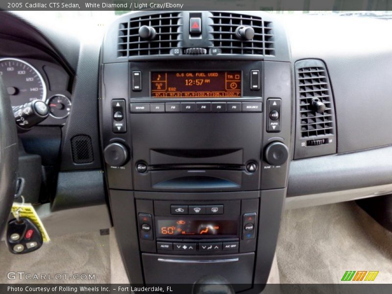 White Diamond / Light Gray/Ebony 2005 Cadillac CTS Sedan