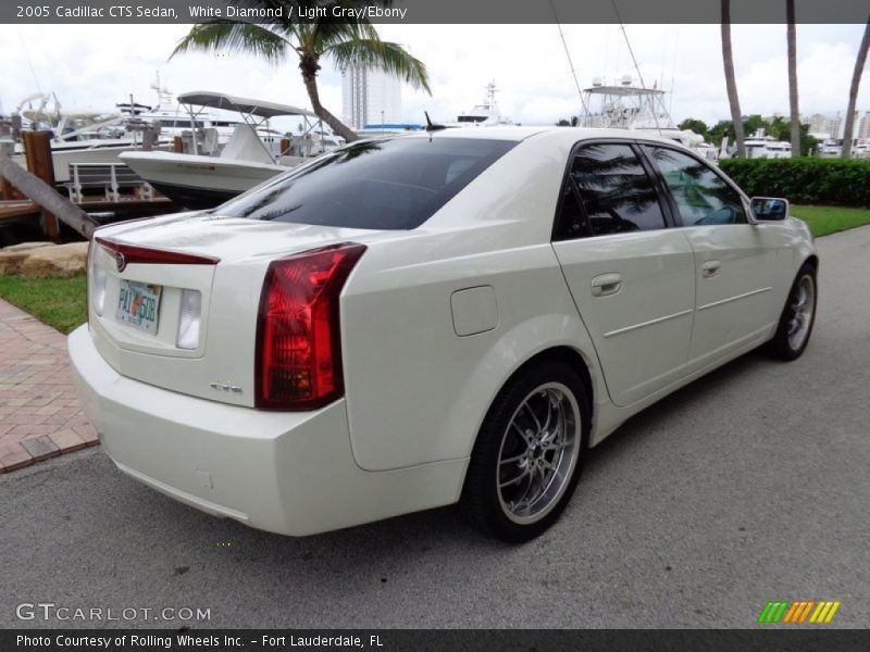 White Diamond / Light Gray/Ebony 2005 Cadillac CTS Sedan