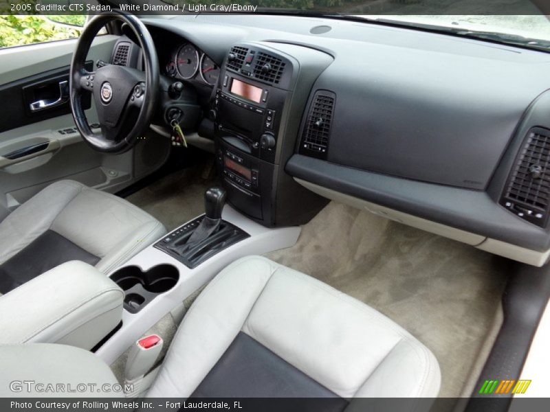 White Diamond / Light Gray/Ebony 2005 Cadillac CTS Sedan