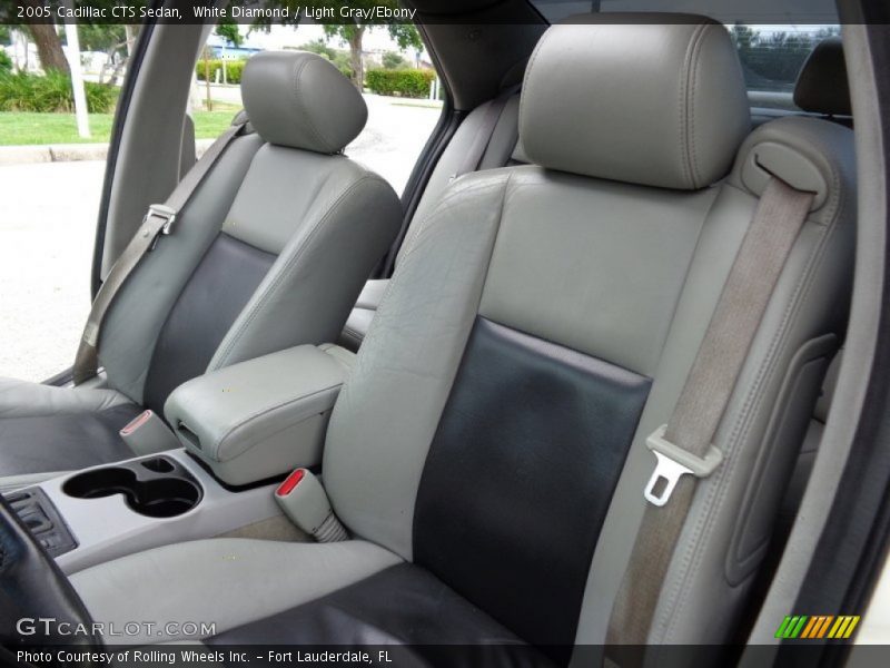 White Diamond / Light Gray/Ebony 2005 Cadillac CTS Sedan