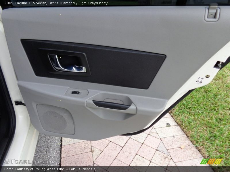 White Diamond / Light Gray/Ebony 2005 Cadillac CTS Sedan