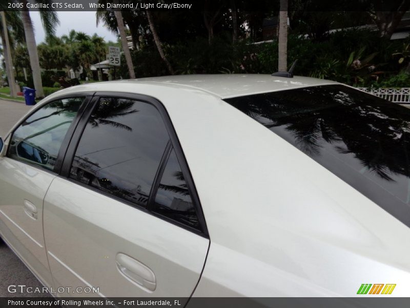 White Diamond / Light Gray/Ebony 2005 Cadillac CTS Sedan