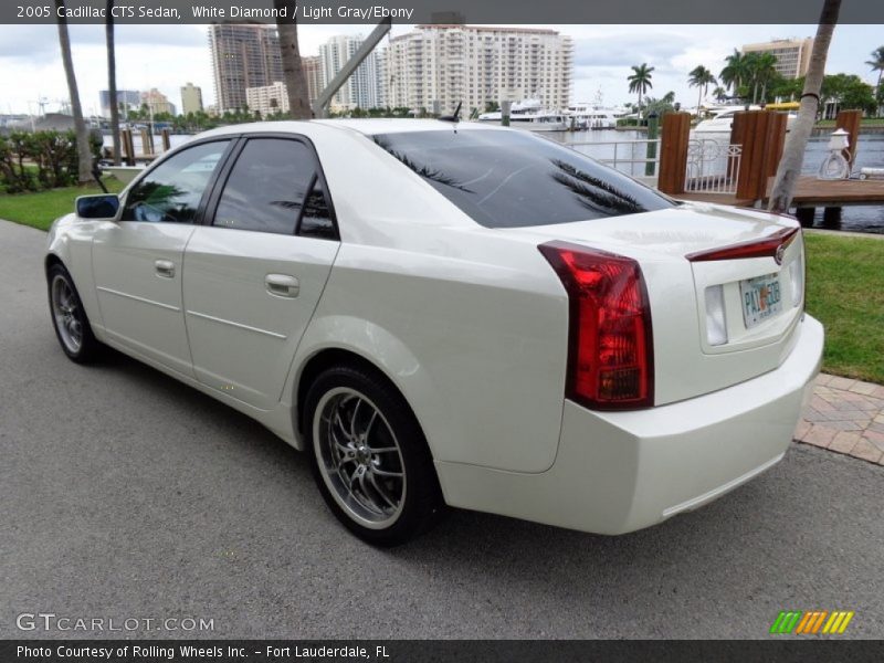 White Diamond / Light Gray/Ebony 2005 Cadillac CTS Sedan