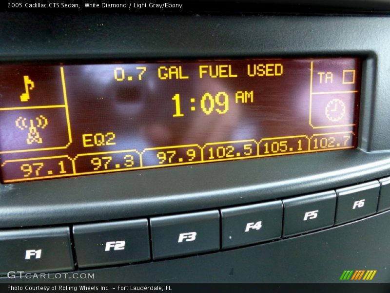 White Diamond / Light Gray/Ebony 2005 Cadillac CTS Sedan