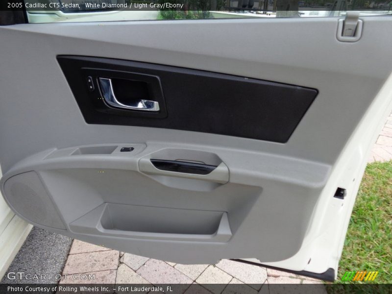 White Diamond / Light Gray/Ebony 2005 Cadillac CTS Sedan