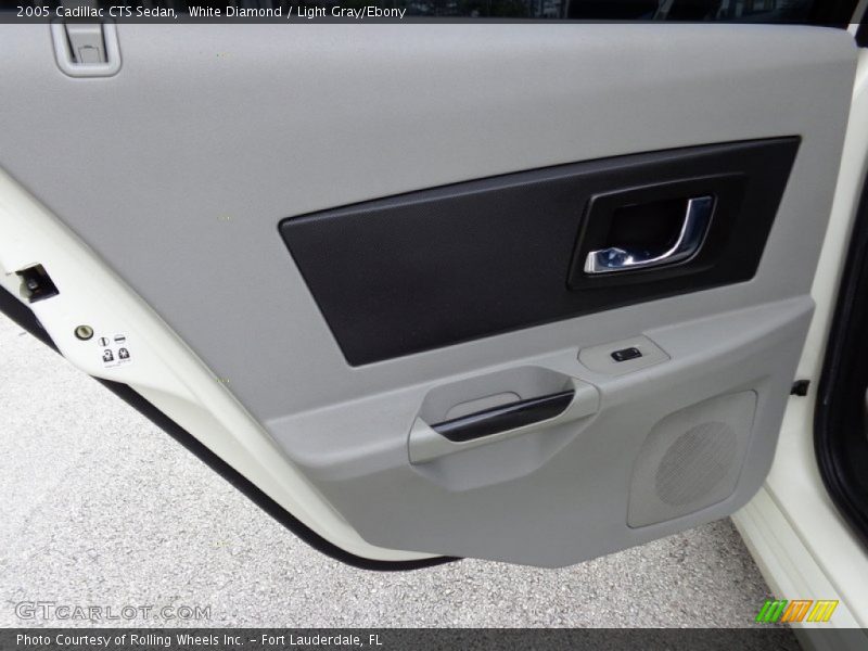White Diamond / Light Gray/Ebony 2005 Cadillac CTS Sedan