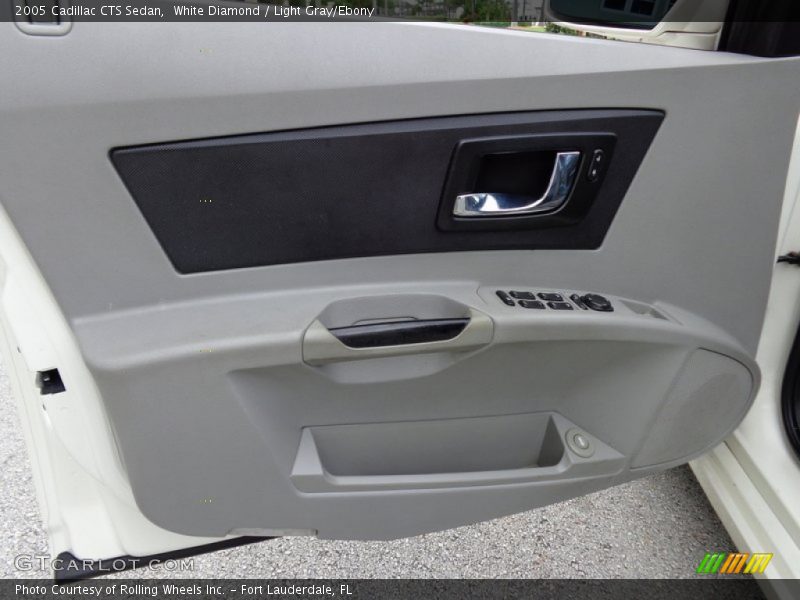 White Diamond / Light Gray/Ebony 2005 Cadillac CTS Sedan