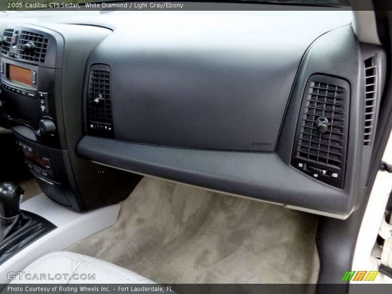 White Diamond / Light Gray/Ebony 2005 Cadillac CTS Sedan