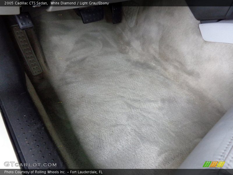 White Diamond / Light Gray/Ebony 2005 Cadillac CTS Sedan