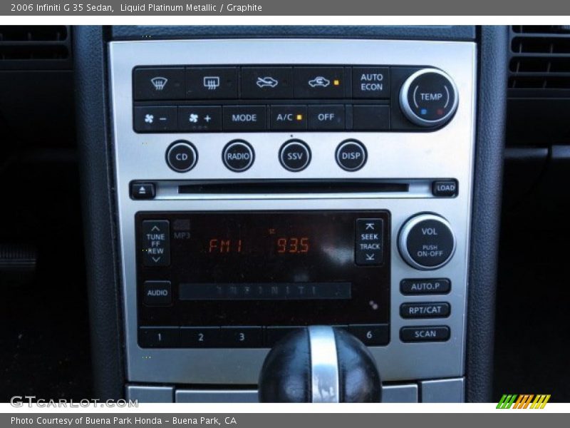 Liquid Platinum Metallic / Graphite 2006 Infiniti G 35 Sedan