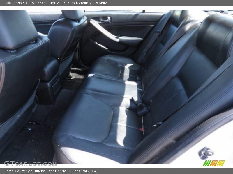 Liquid Platinum Metallic / Graphite 2006 Infiniti G 35 Sedan