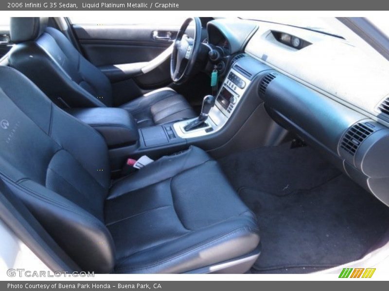 Liquid Platinum Metallic / Graphite 2006 Infiniti G 35 Sedan