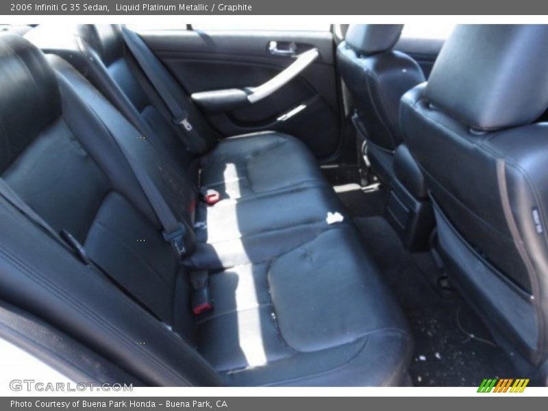 Liquid Platinum Metallic / Graphite 2006 Infiniti G 35 Sedan