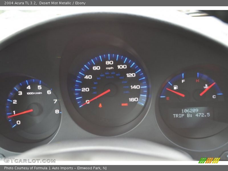 Desert Mist Metallic / Ebony 2004 Acura TL 3.2