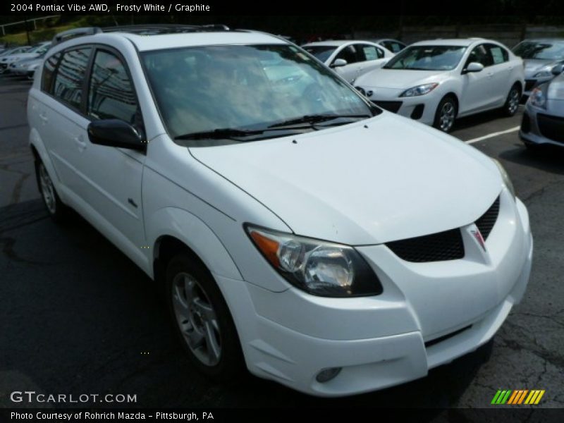 Frosty White / Graphite 2004 Pontiac Vibe AWD
